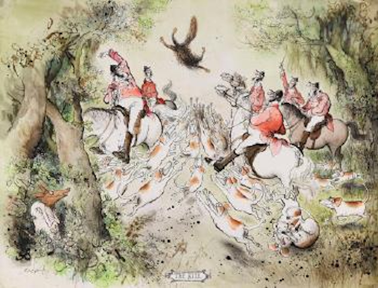 The Kill by Ronald Searle