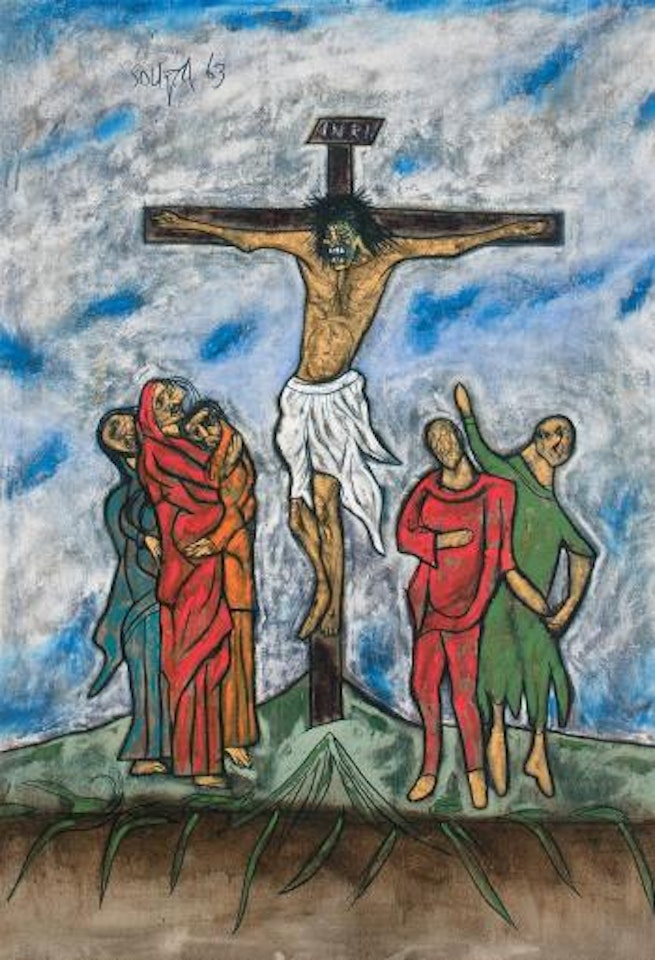 Last Howl from the Cross by Francis Newton Souza