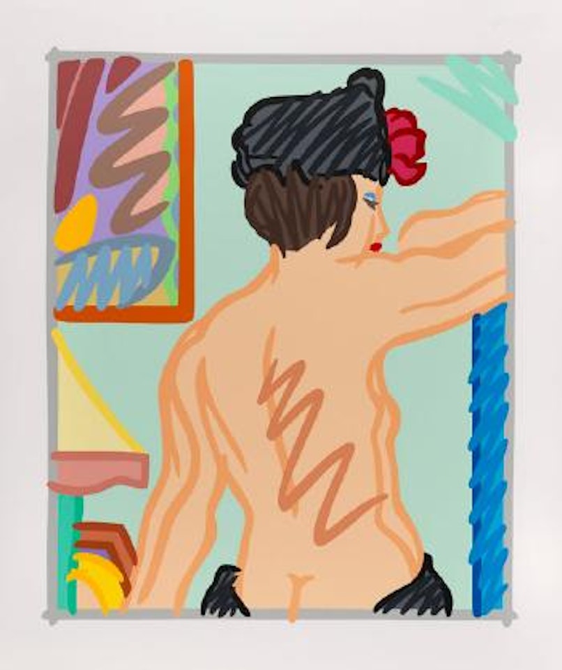 Judy with black hat by Tom Wesselmann