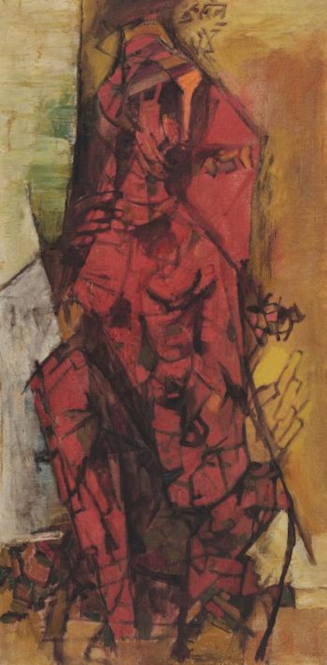 Mosaic Female by M.F. Husain