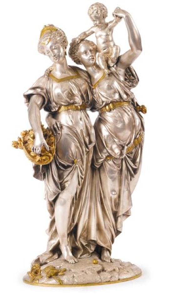 Bacchante Et Enfant by Albert-Ernest Carrier-Belleuse