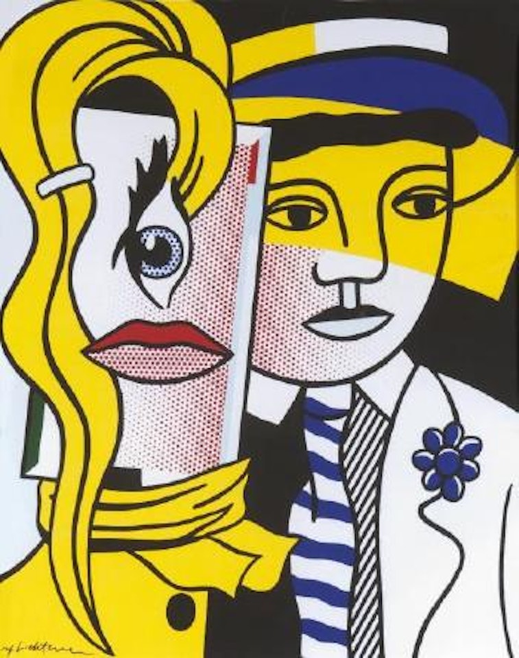 Stepping out by Roy Lichtenstein