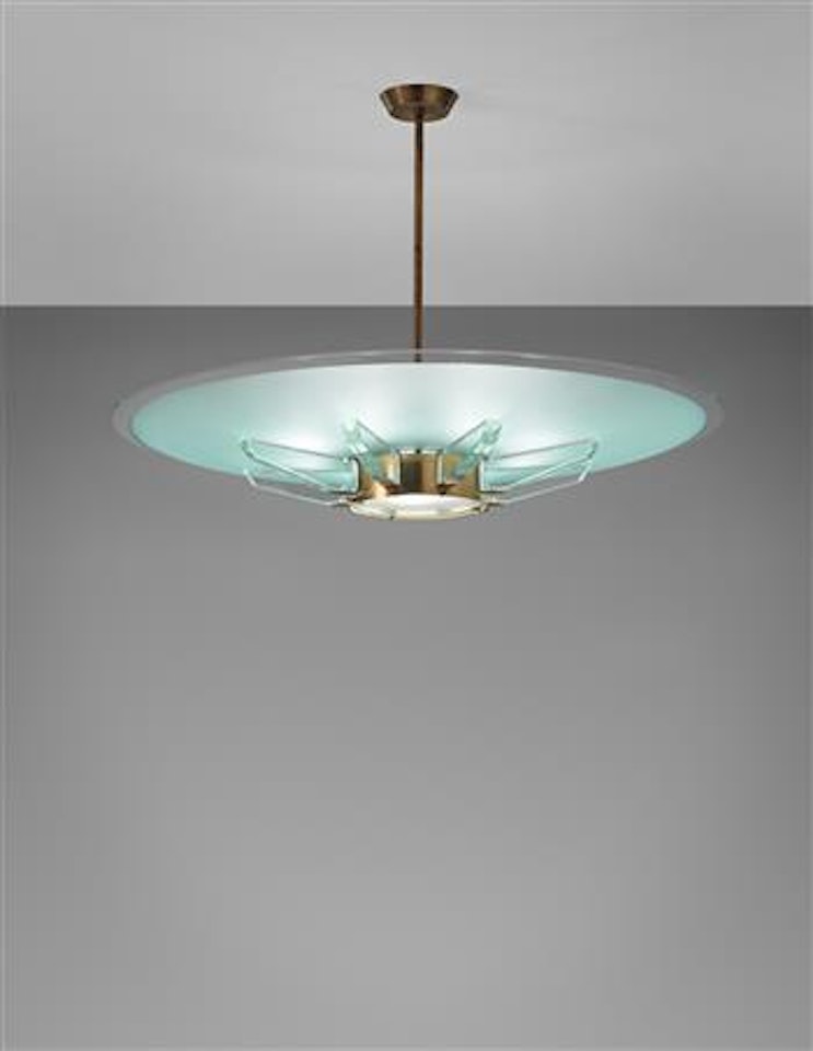 Ceiling light, model no. 2327 by Max Ingrand