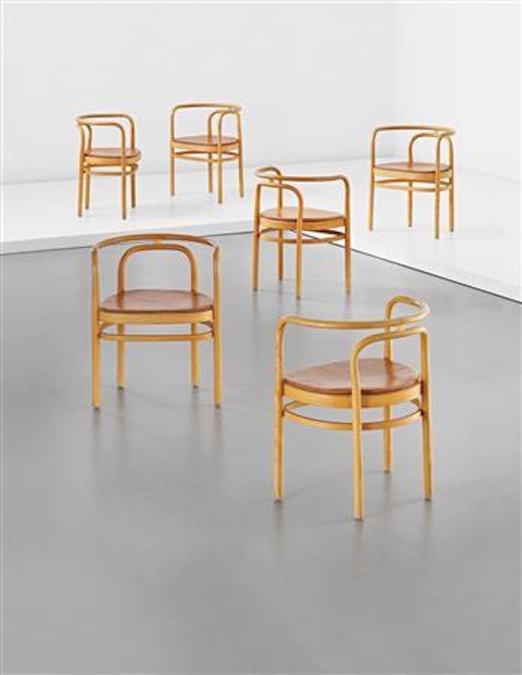 Set of six armchairs, model no. PK 15 by Poul Kjaerholm
