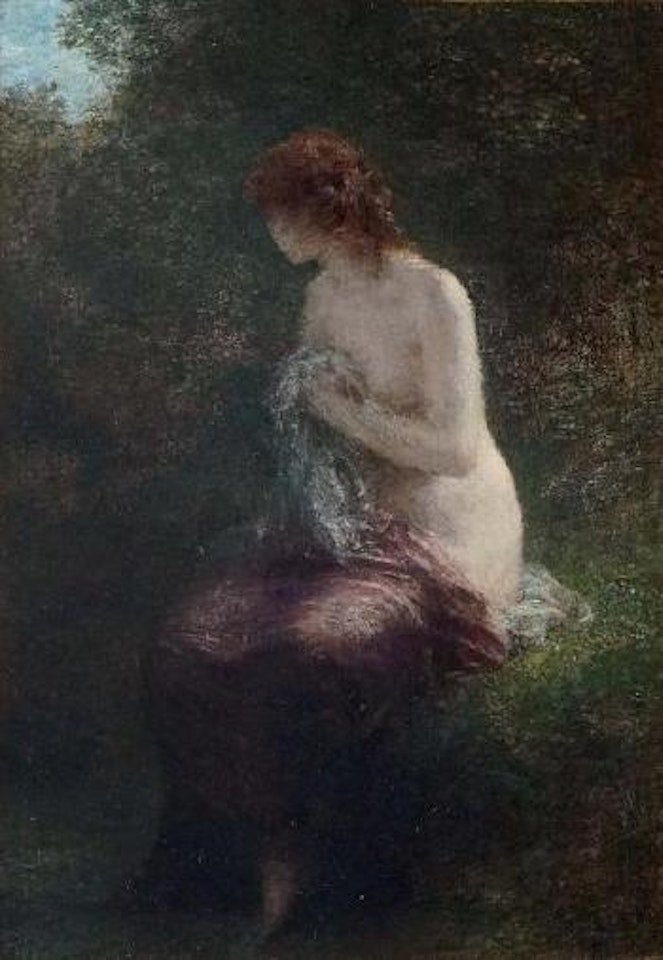 Baigneuse dans le sous-bois by Henri Fantin-Latour