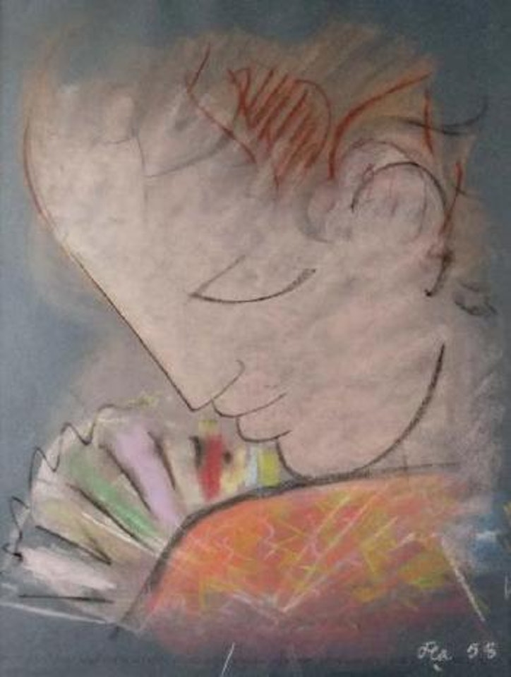Portrait by Jean Cocteau