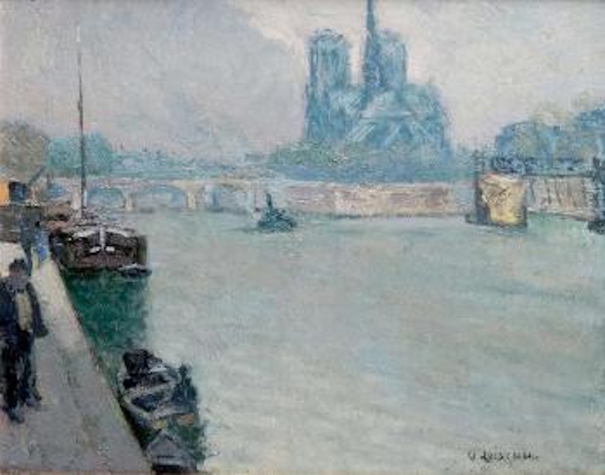 Paris, la Seine et Notre-Dame by Gustave Loiseau