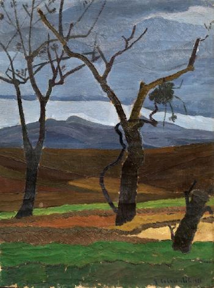 Paesaggio autunnale by Giovanni Colacicchi