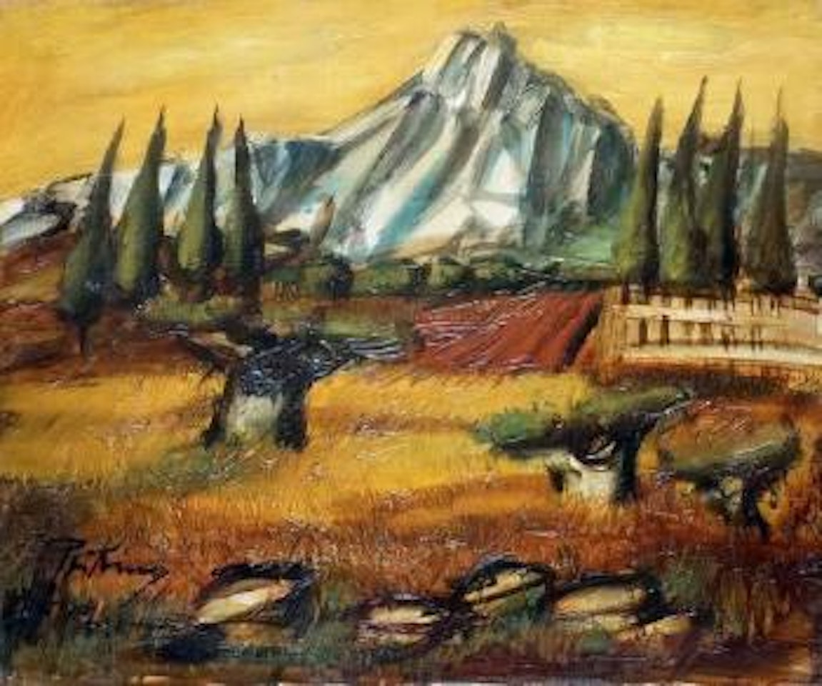 Paysage des Alpilles by Franz Priking