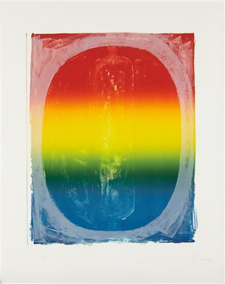 Figure 0, from Color Numerals Series by Jasper Johns