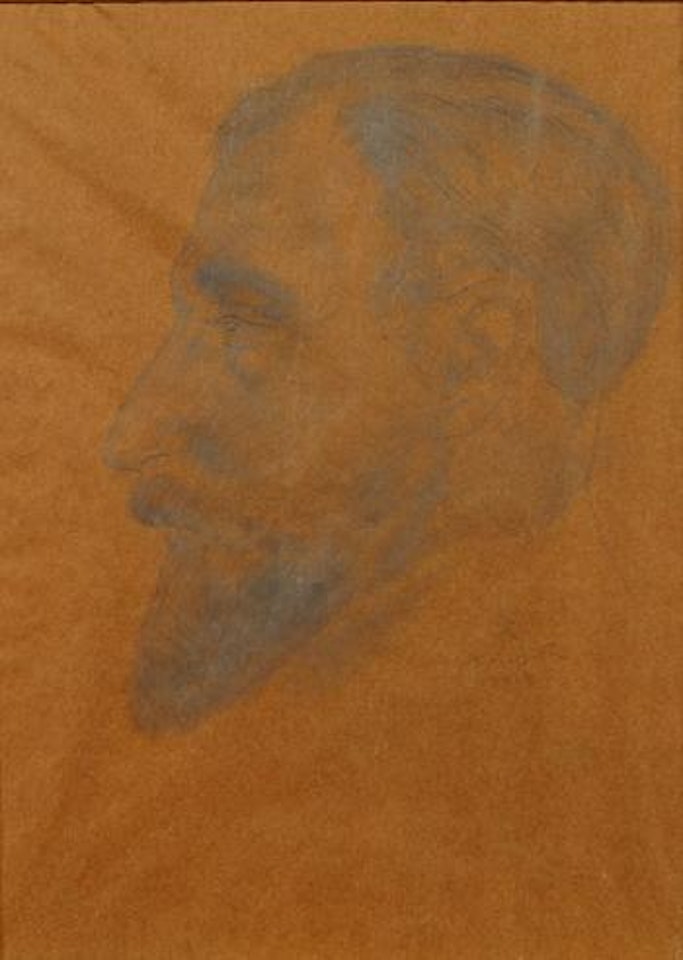 Homme en profil by Leonard Tsuguharu Foujita