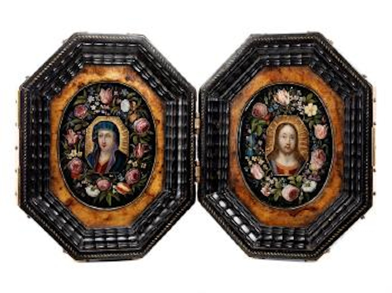 Maria Im Blumenkranz. Jesus Im Blumenkranz by Jan Brueghel the Younger