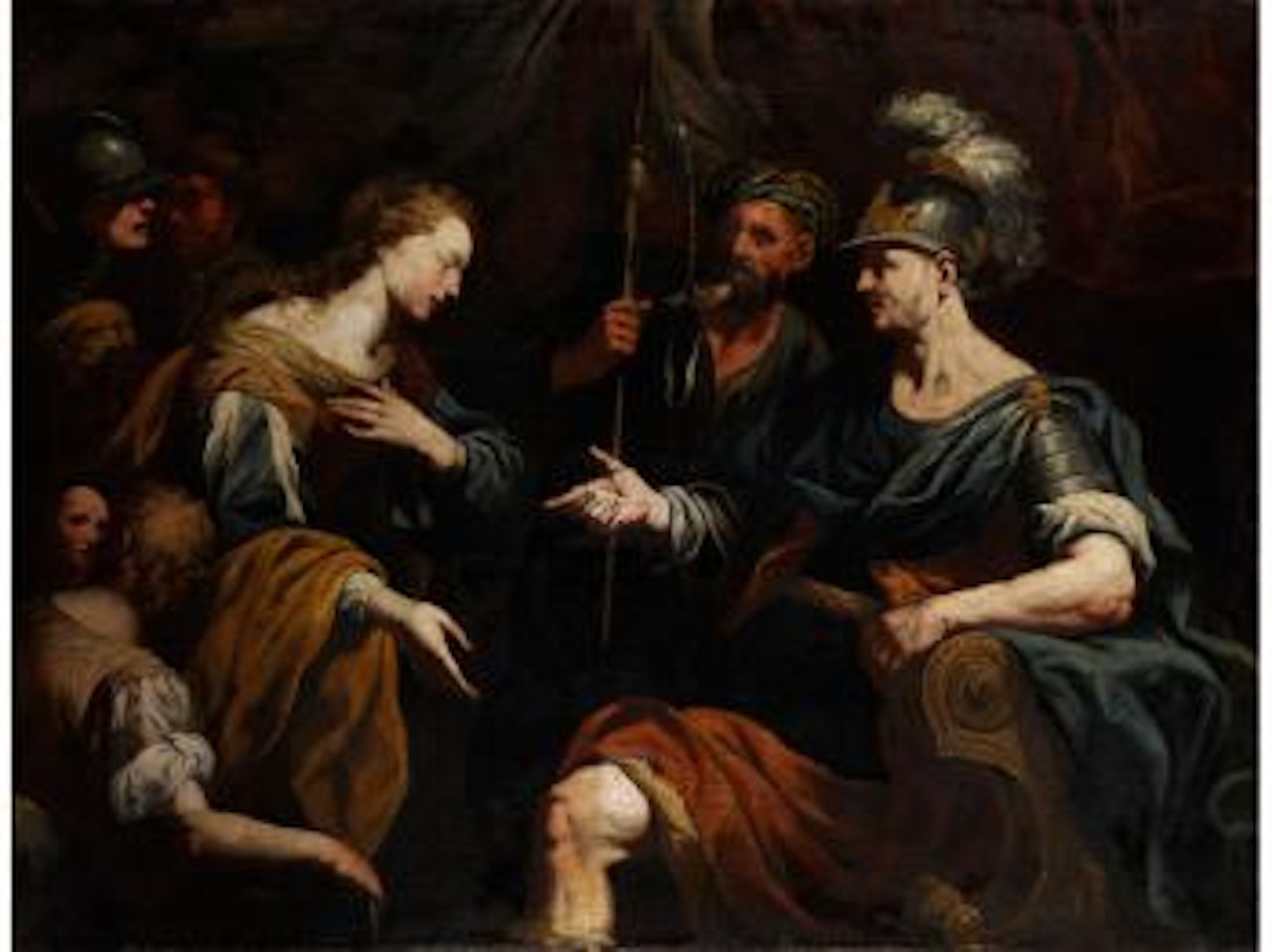 Judith Kniet Vor Dem Feldherrn Holofernes by Italian School