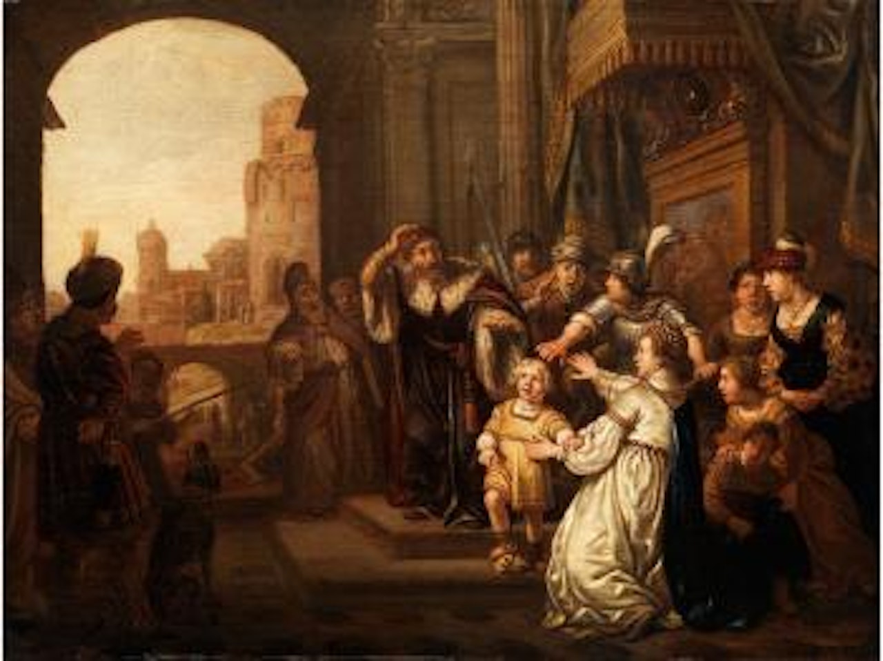 Mythologische/Altbiblische Szene by Attributed to Rembrandt Harmensz van Rijn
