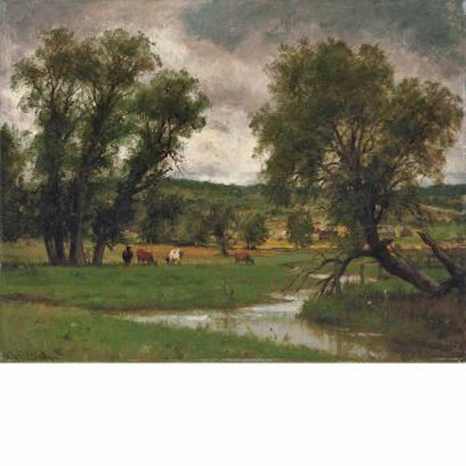 Summer in Millburn, New Jersey by Worthington Whittredge