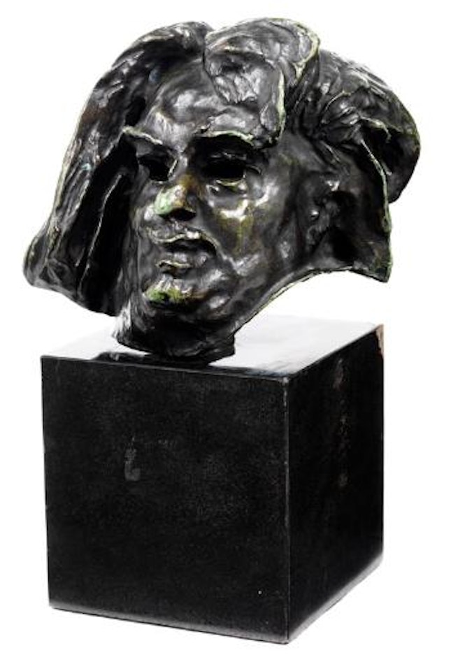 Tete De Balzac, Dernier État, Version Au Col Coupé Derrière L'oreille (haupt Des Balzac, In Fortgeschrittenem Alter, Version Mit Hals Hinter Dem Ohr Abgetrennt) by Auguste Rodin