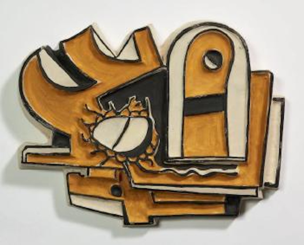Composition ocre et noir by Fernand Leger