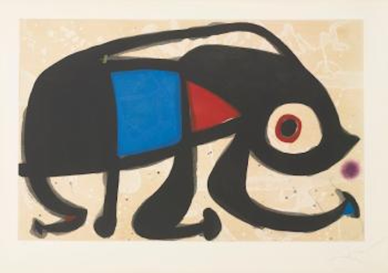 Le Rat Des Sables (D. 755) by Joan Miró