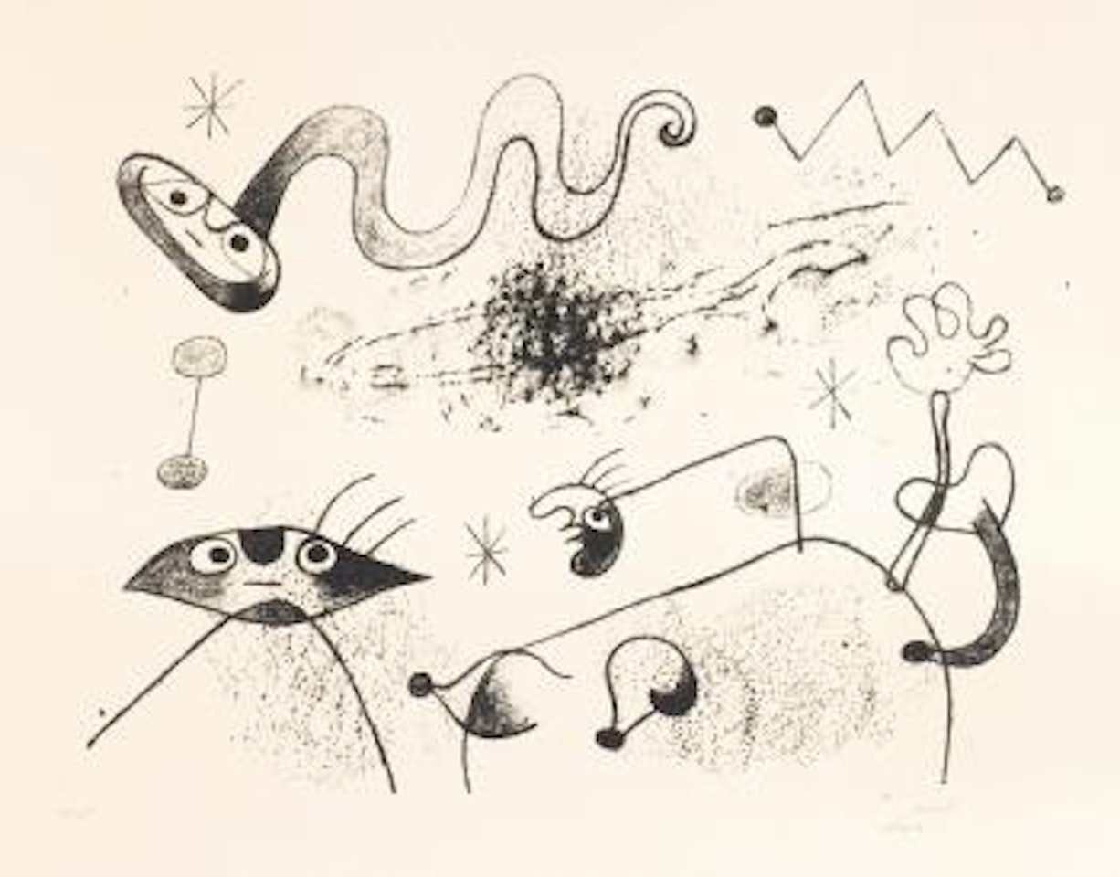 Barcelona, XLVI (Mourlot 51) by Joan Miró