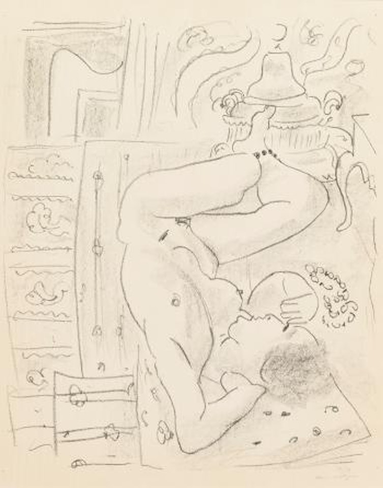 Nu Renversé Au Brasero (D. 500) by Henri Matisse
