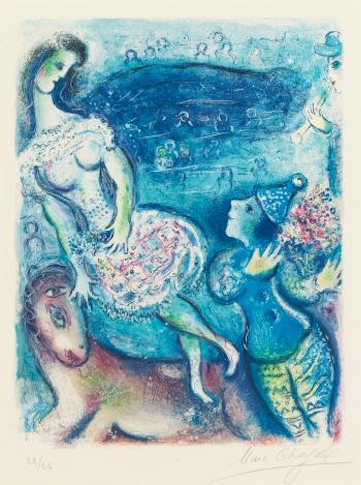 The Circus: One Plate (M. 511) by Marc Chagall