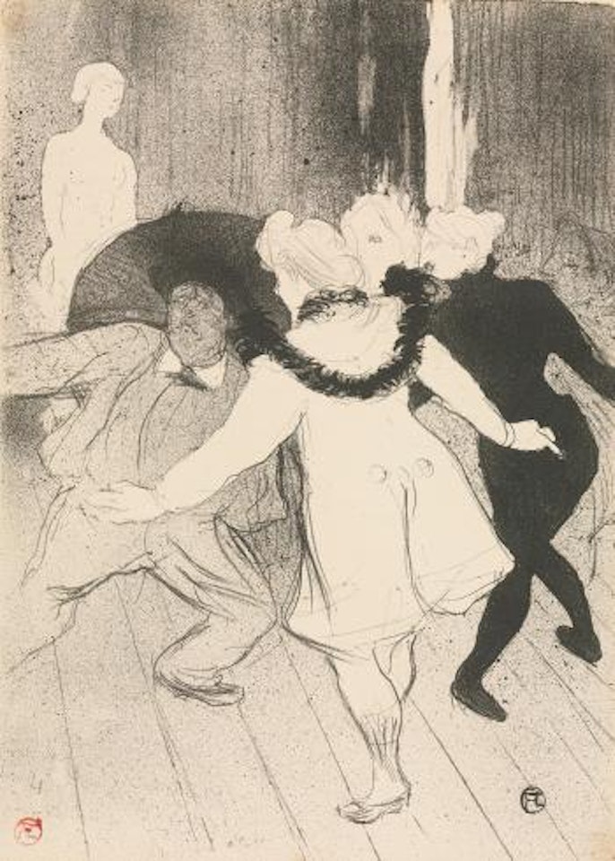 Folies-bergère: Les Pudeurs De Monsieur Prudhomme (D. 46; Adr. 52; W. 36) by Henri de Toulouse-Lautrec