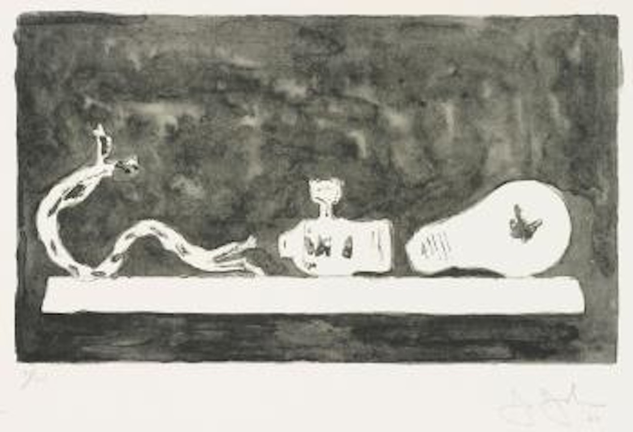 Light Bulb (Ulae 24) by Jasper Johns