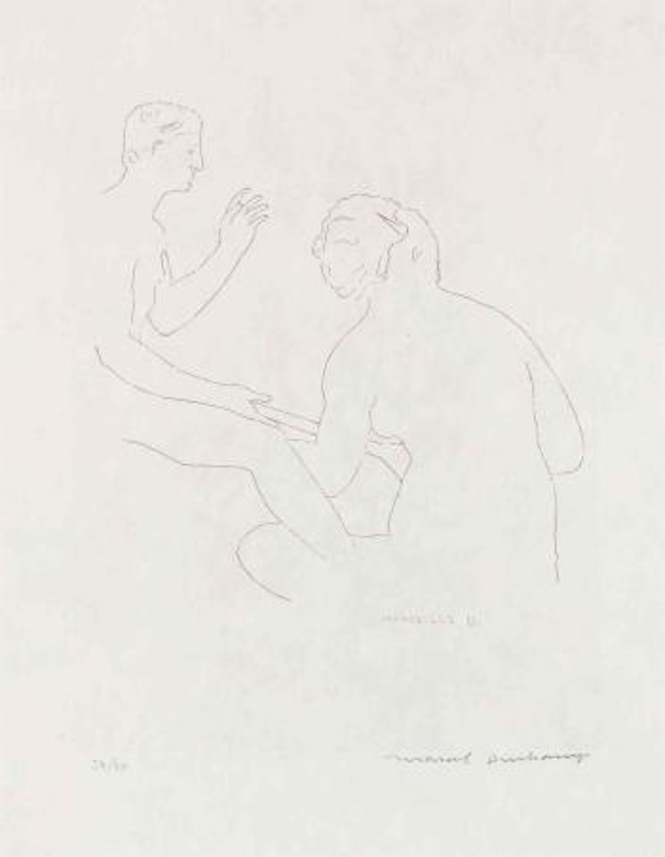 Morceaux choisis d'après Ingres, I (S 649) by Marcel Duchamp