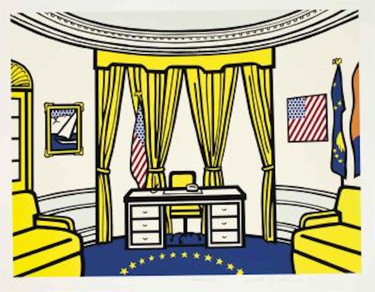 The Oval Office (C 277) by Roy Lichtenstein