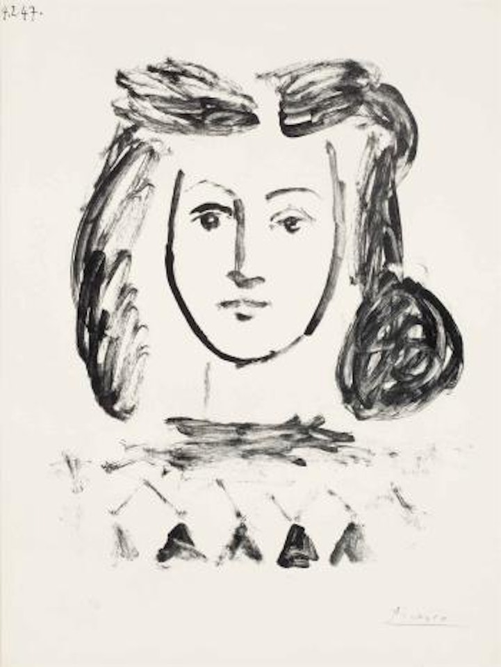 Buste de jeune Fille (B 421; M 67) by Pablo Picasso