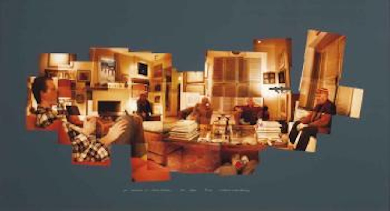 An Evening at Christopher's, Santa Monica, Dec 1982 (Weschler Pl 85) by David Hockney