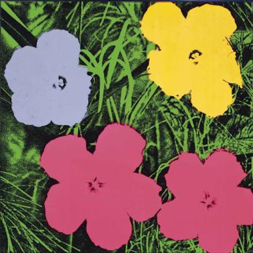 Flowers: one plate (Feldmann & Schellmann II73) by Andy Warhol