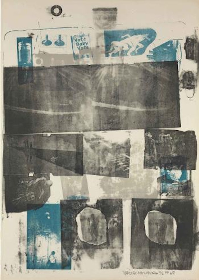 Guardian (Foster 58; Sparks 33) by Robert Rauschenberg