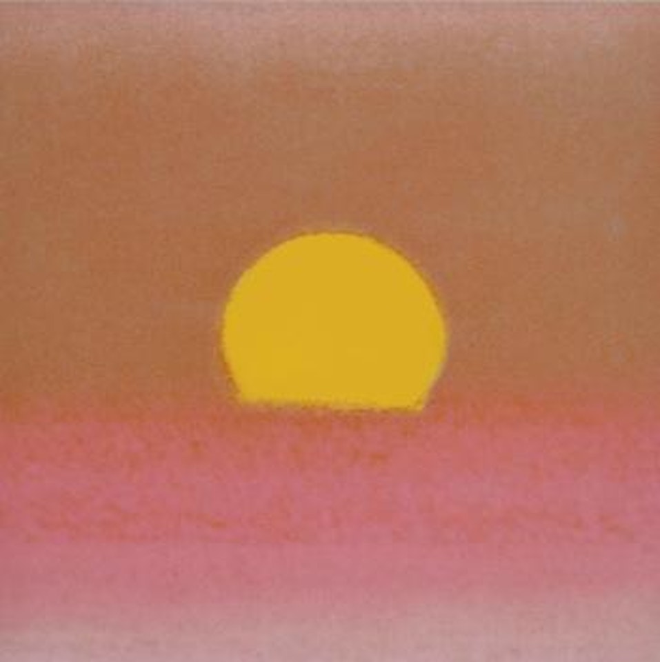 Sunset: one plate (see F & S II85-88) by Andy Warhol