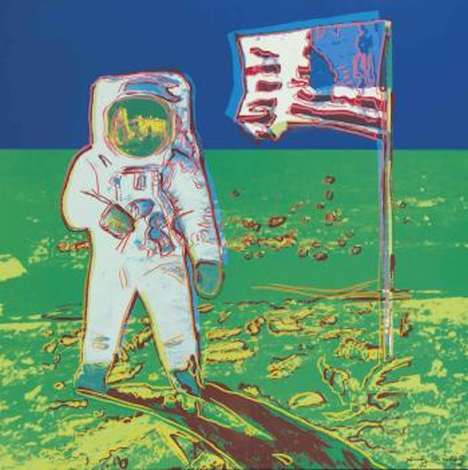 Moonwalk: one plate (see F & S II404-405) by Andy Warhol