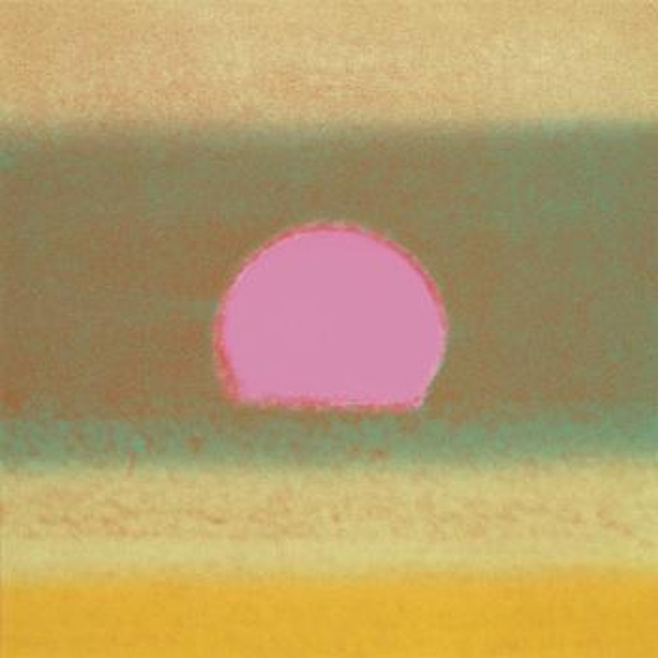 Sunset: one plate (see F & S II85-88) by Andy Warhol