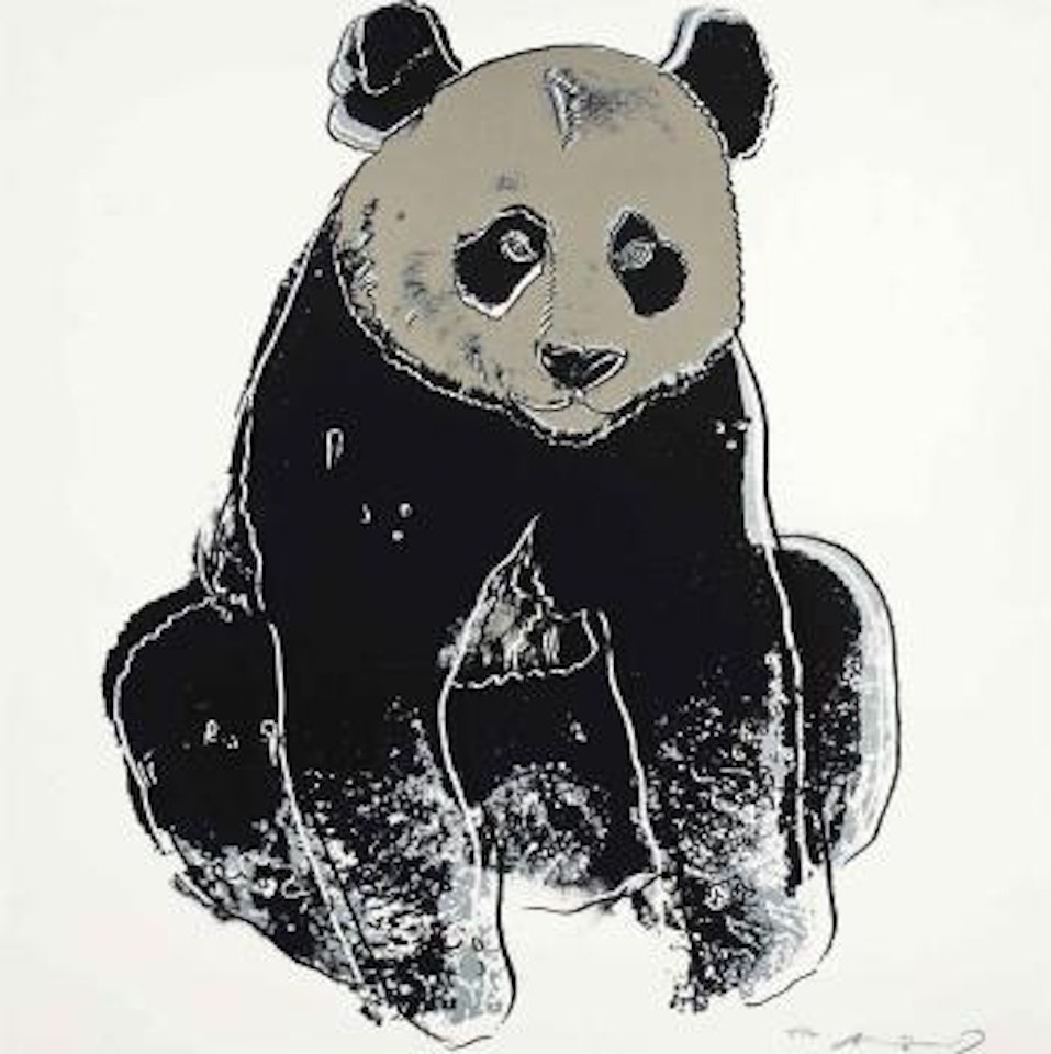 Giant Panda, from Endangered Species (see F & S II295) by Andy Warhol