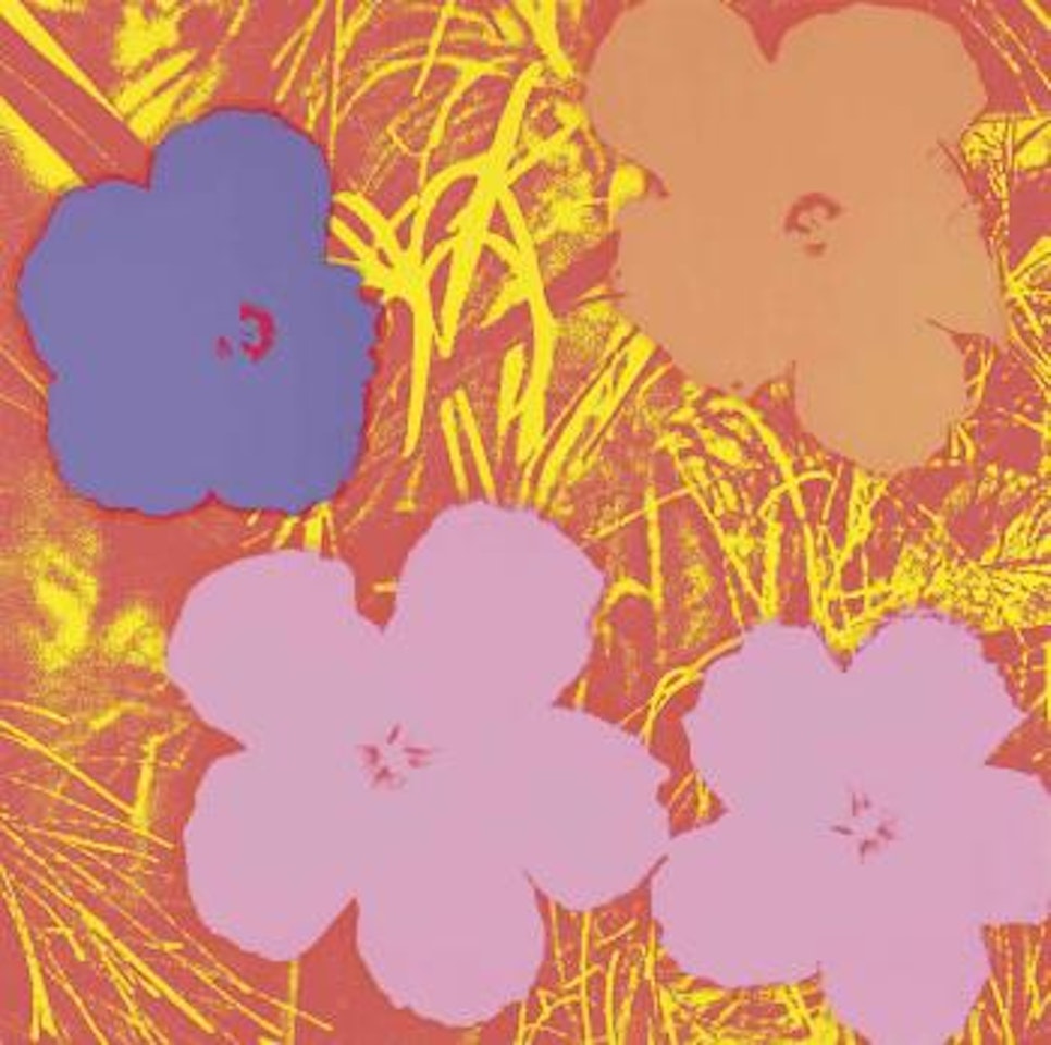 Flowers: one plate (F & S II69) by Andy Warhol