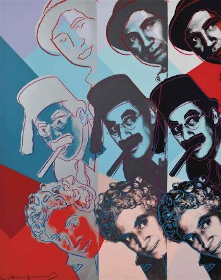 The Marx Brothers, from Ten Portraits of Jews of the Twentieth Century (F. & S. II.232) by Andy Warhol