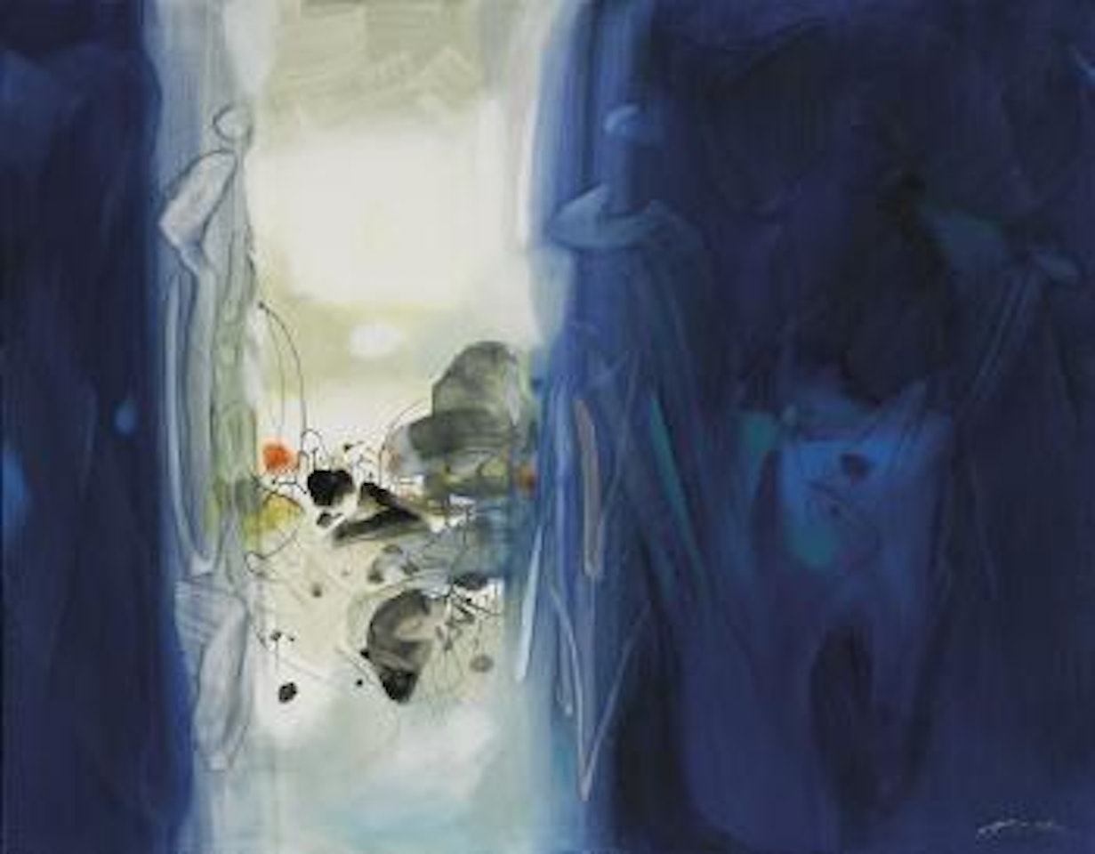 Au milieu de l'azur by Chu Teh-Chun