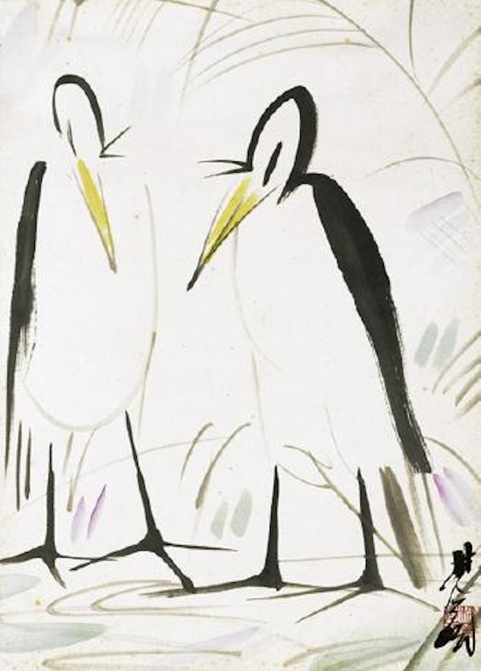 Birds by Lin Fengmian