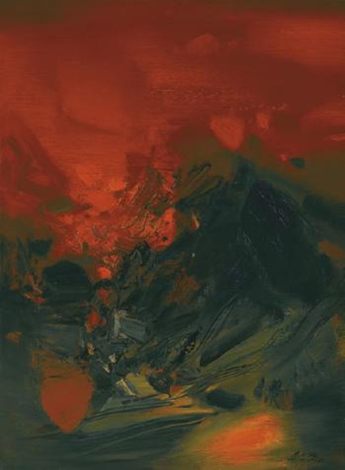 Composition No. 354 by Chu Teh-Chun