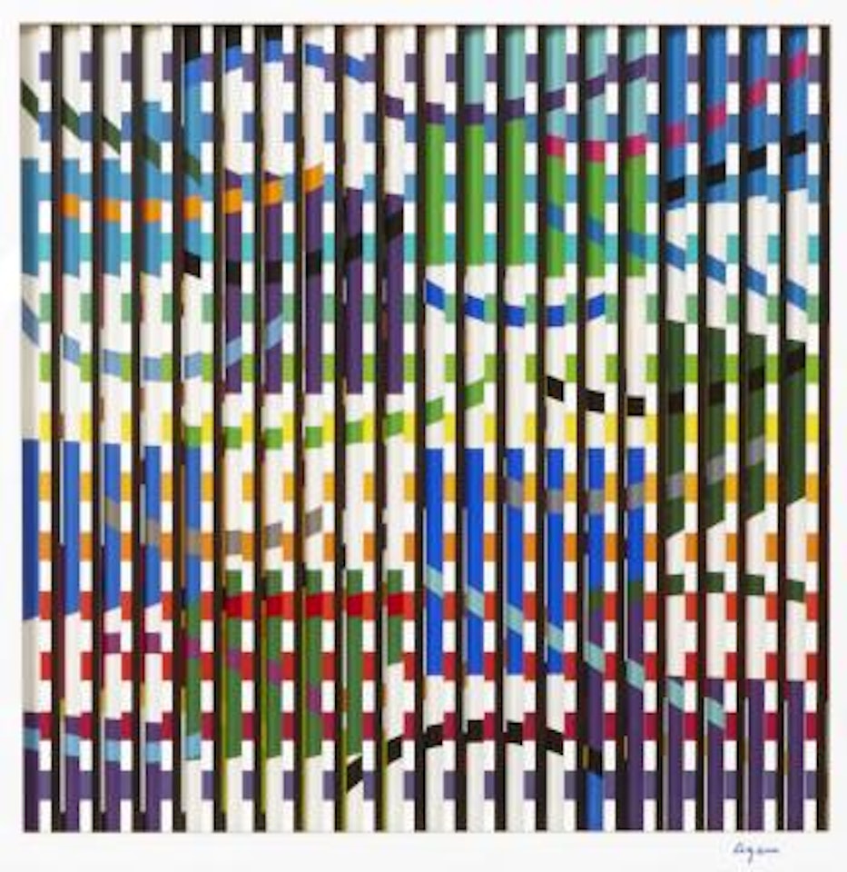 Untitled (Composition) by Yaacov Agam