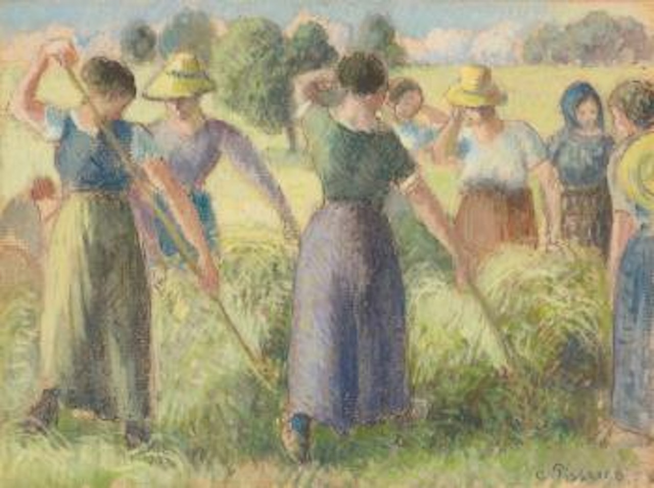 Fenaison by Camille Pissarro