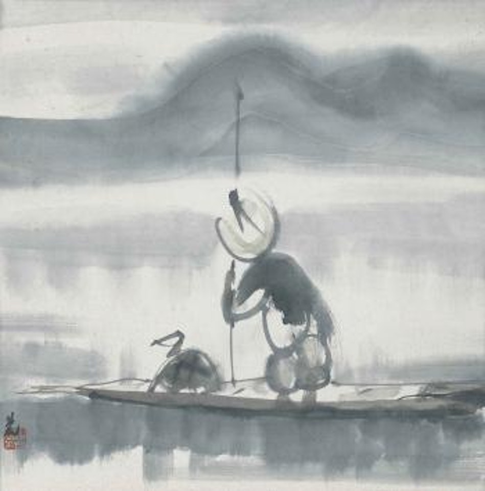 Fisherman by Lin Fengmian