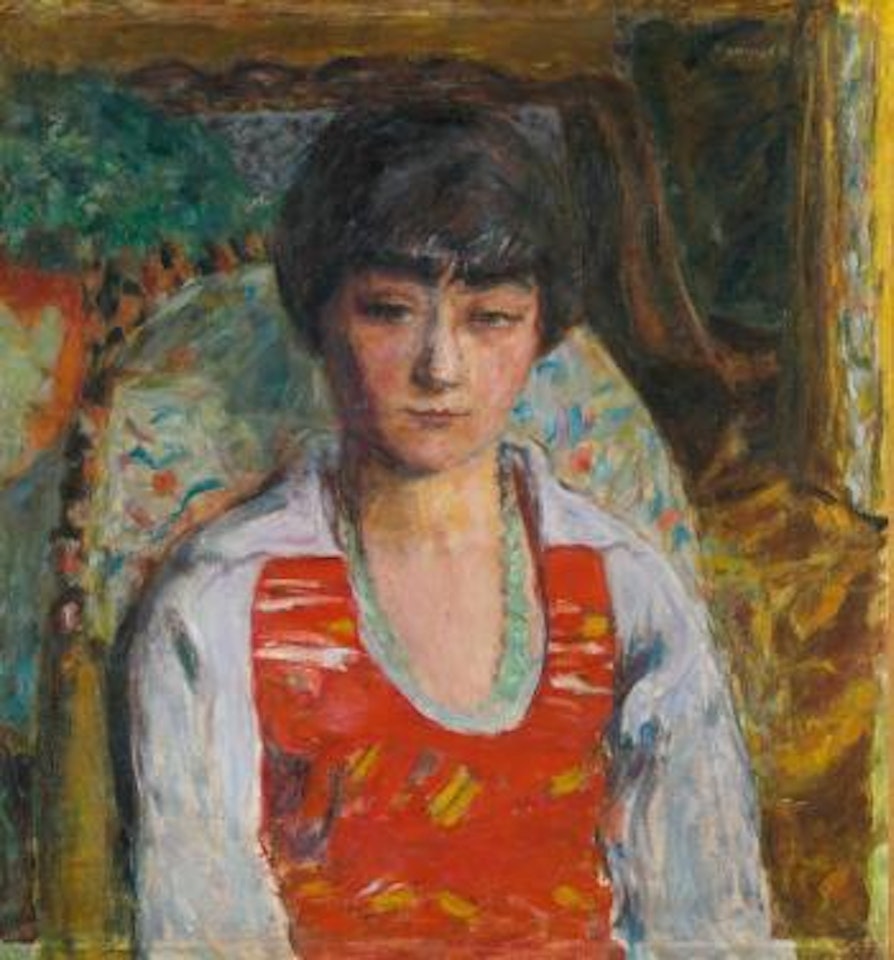 Portrait De Jeune Fille (Vivette Terrasse) by Pierre Bonnard