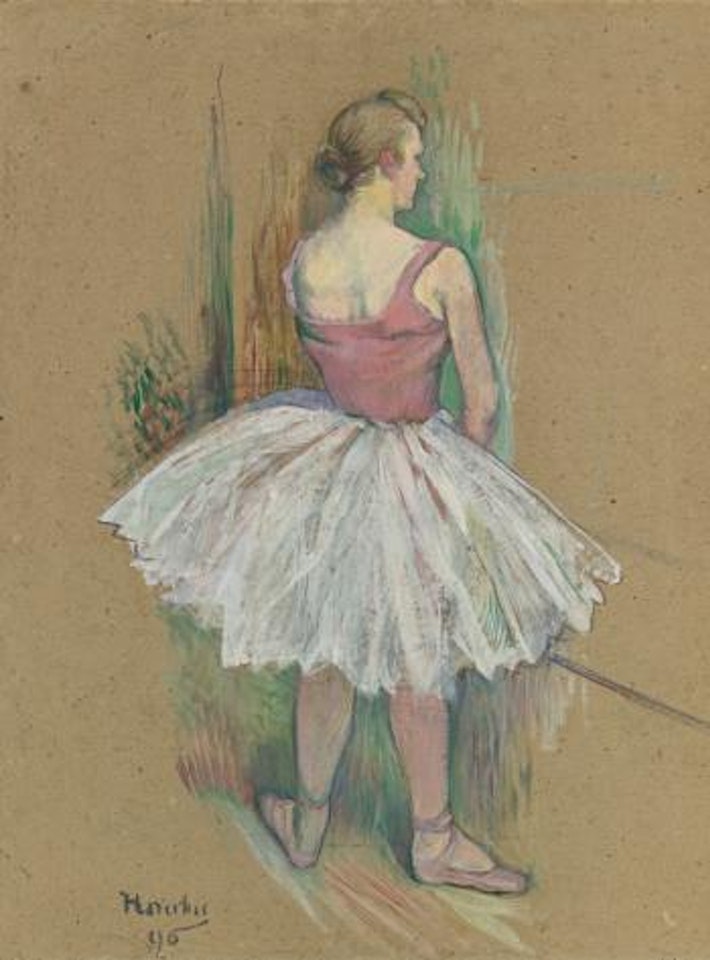 Danseuse En Pied Vue De Dos by Henri de Toulouse-Lautrec