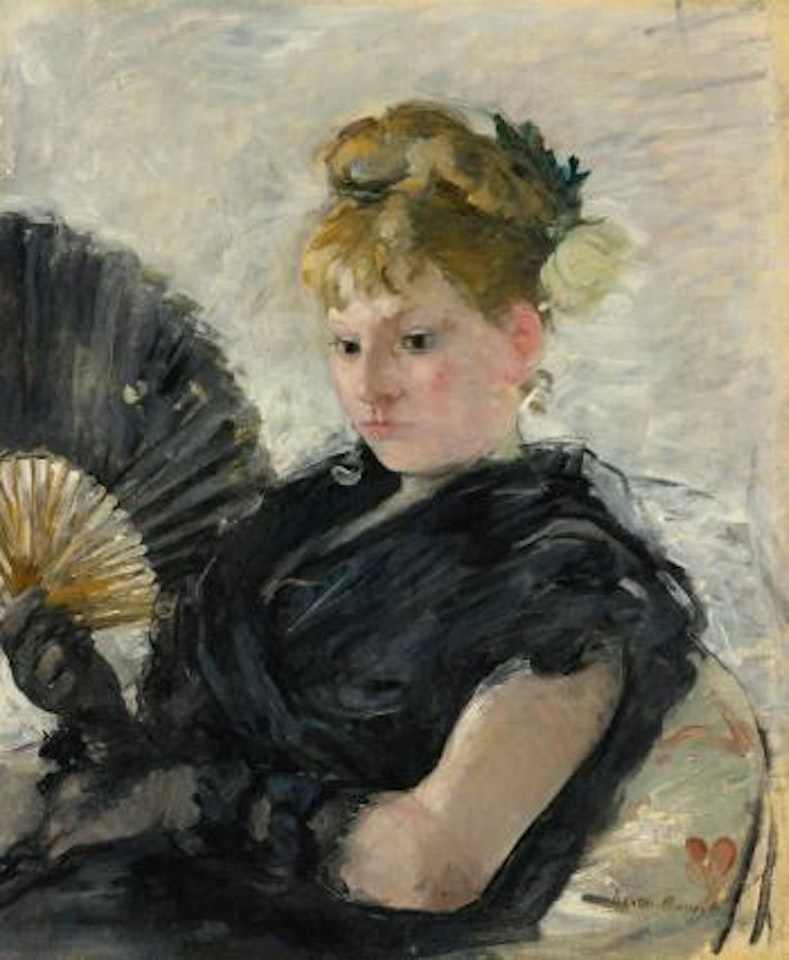 Femme à L'éventail by Berthe Morisot