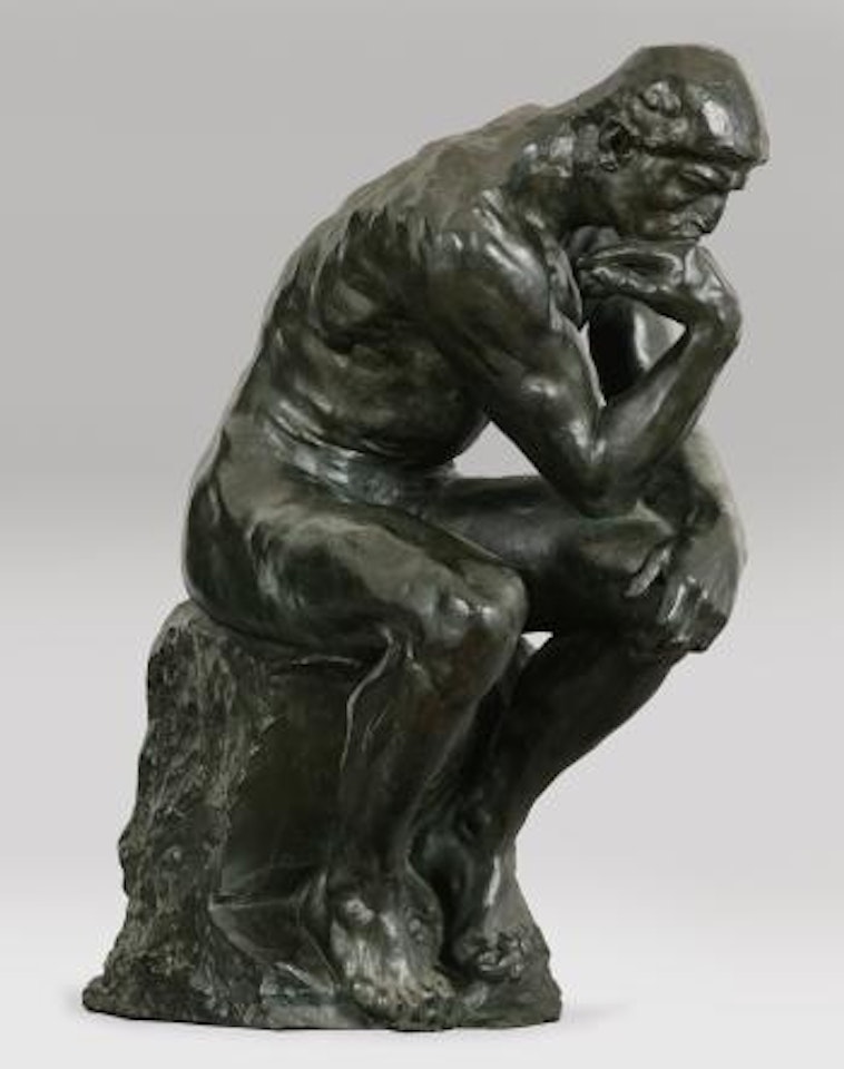 Le Penseur, Taille De La Porte Dit Moyen Modèle by Auguste Rodin