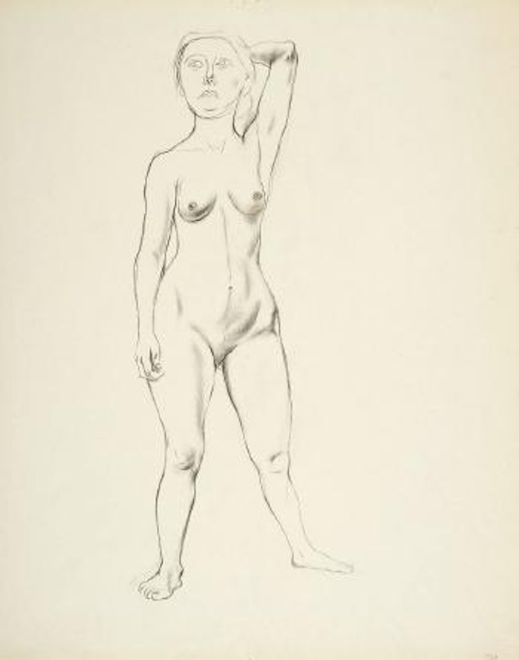 Stehender Weiblicher Akt by George Grosz
